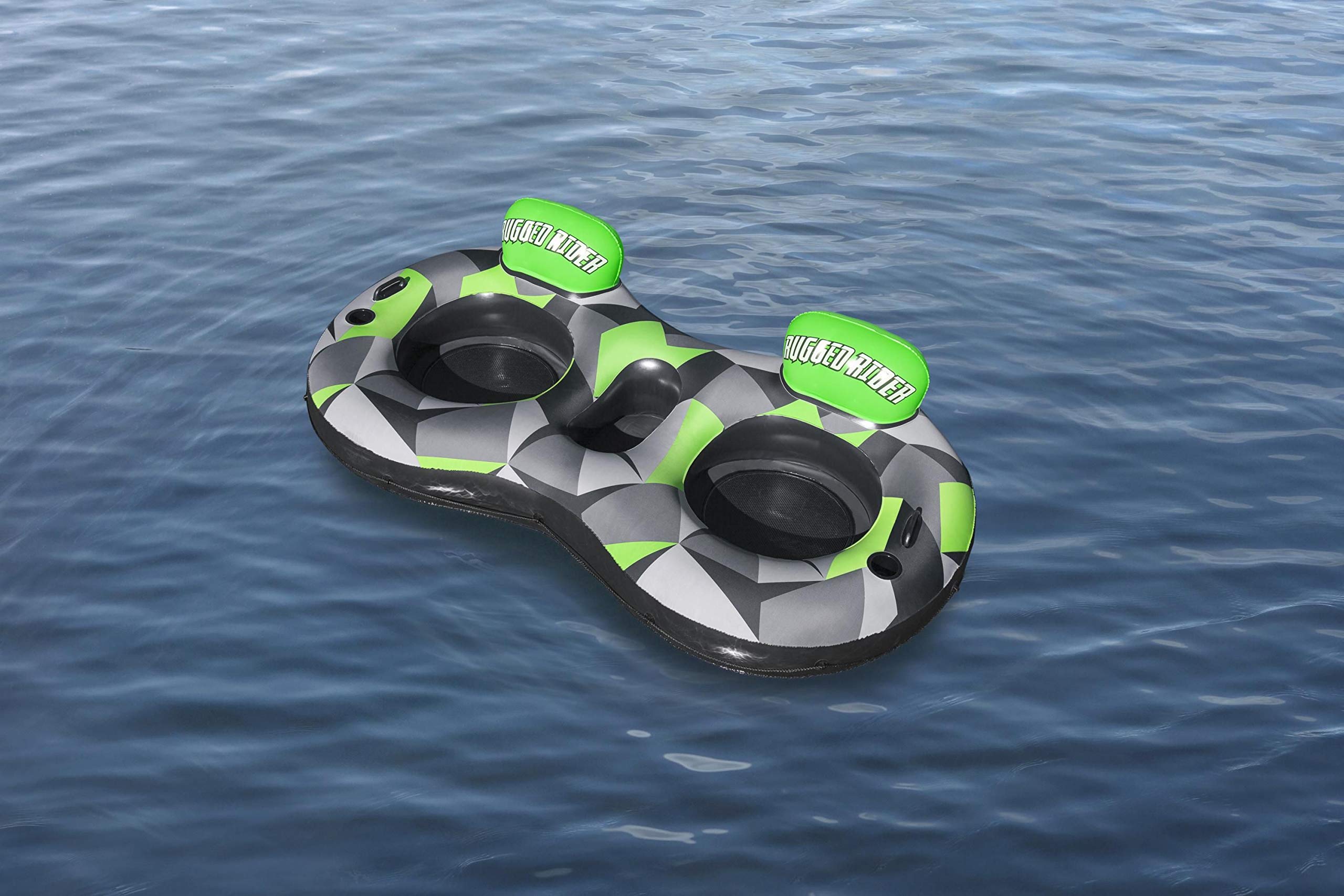 Bestway Hydro-Force 2-Personen Schwimmring mit Rückenlehne „Rugged Rider II“ 251 x 132 cm