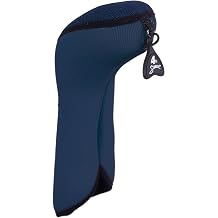 15060INT Hybrid ID 3-4-X Golf Club Head Cover, Navy Blue Solid/Black Trim