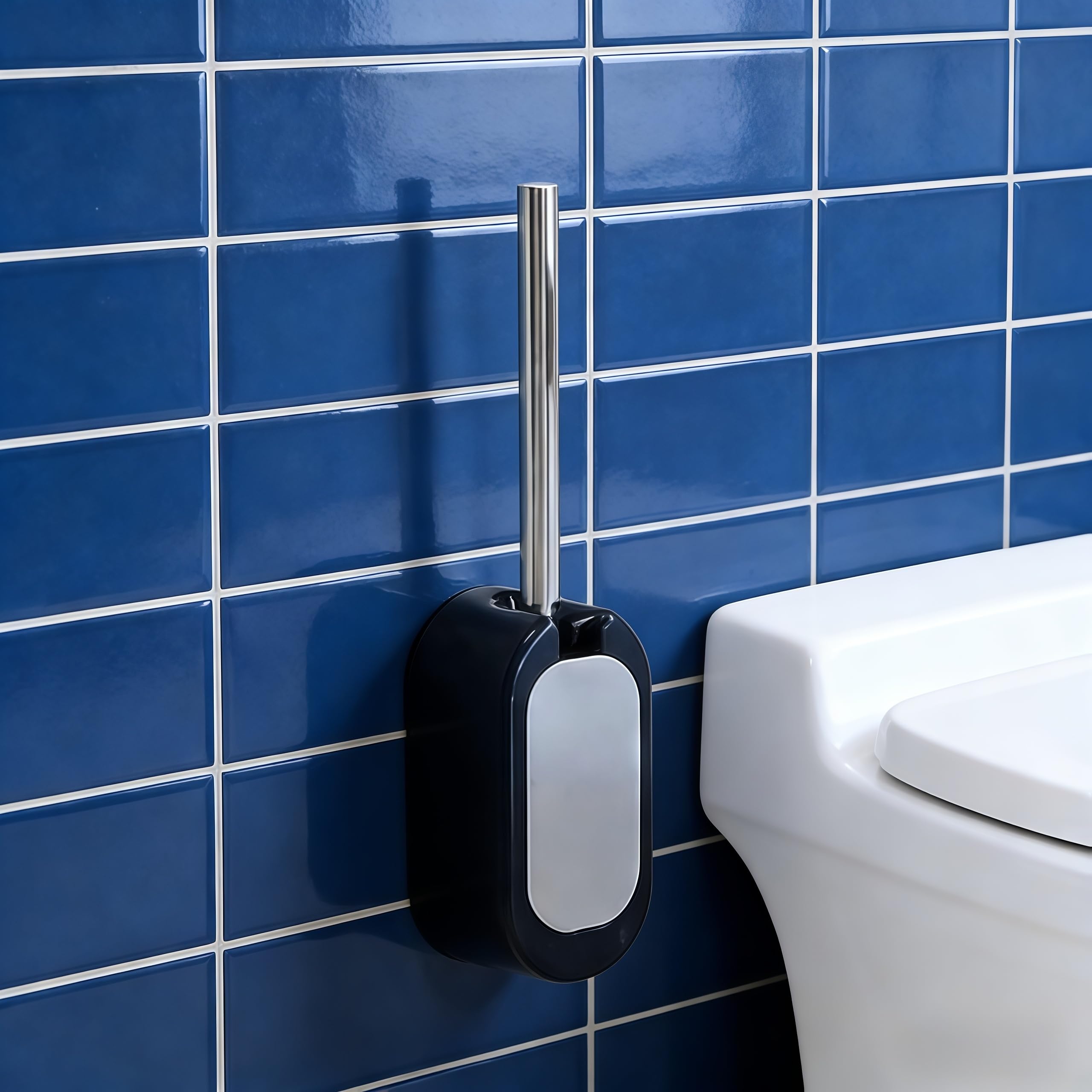 ABS and Stainless Steel Toilet Brush Set