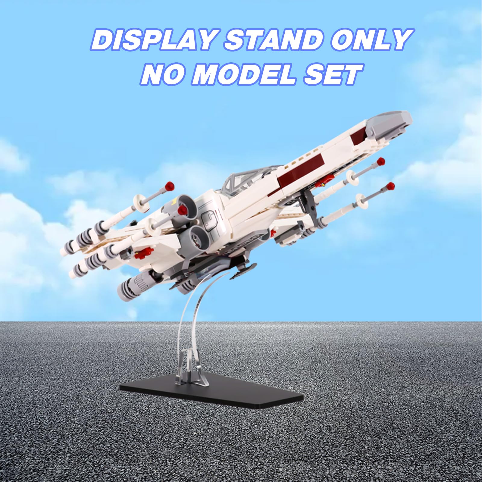 デアゴスティーニ スターウォーズ X-wing ディスプレイポール付き 訳