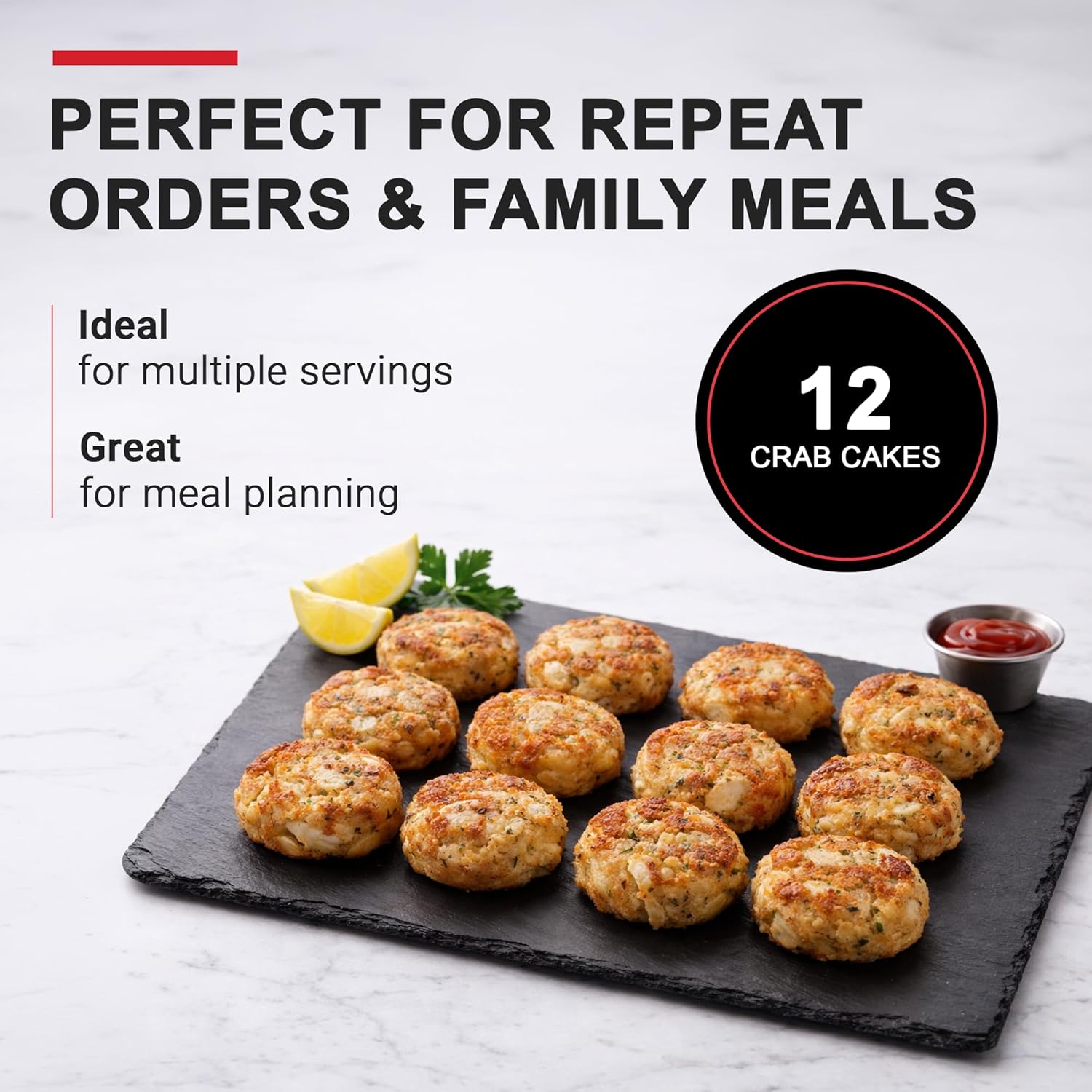 Phillips Crab Cake Box (6-Pack) 6oz/Pack, Original Phillips Seafood Restaurant Recipe, Seafood Crab Cake Gift Box with 12 Pack of Maryland Style Real Lump Crab Meat, Gourmet Food Snacks & Appetizer, Gourmet Gift Baskets