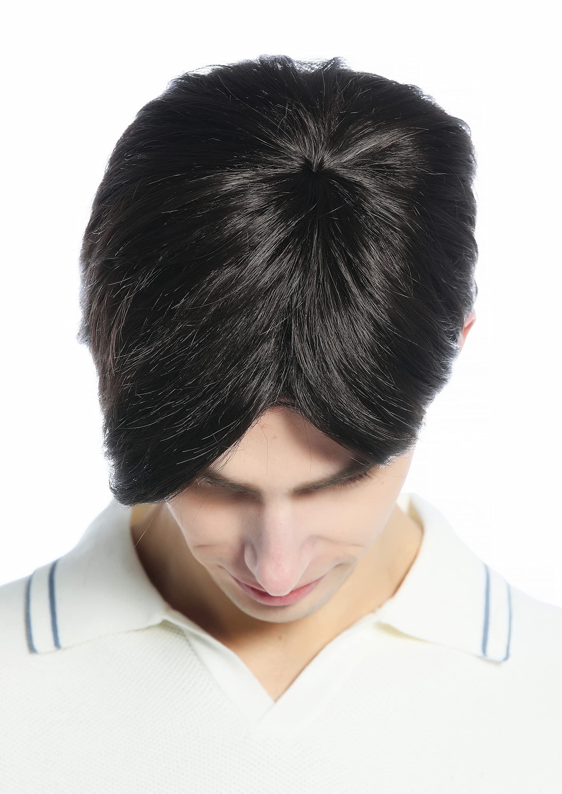 WIG ME UP - M230-6 Wig Man's Men short straight parting parted brown, brown (6) - Image 4