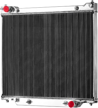 4 Rows Radiator Replacement for 1997-2014 Ford E150 E250 E350 E450 V10 5.4L 6.8L 7.3L All Aluminum Core Radiador for Ford Radiatos 1998 1999 2000 2001 2002 2003 2004 2005 2006