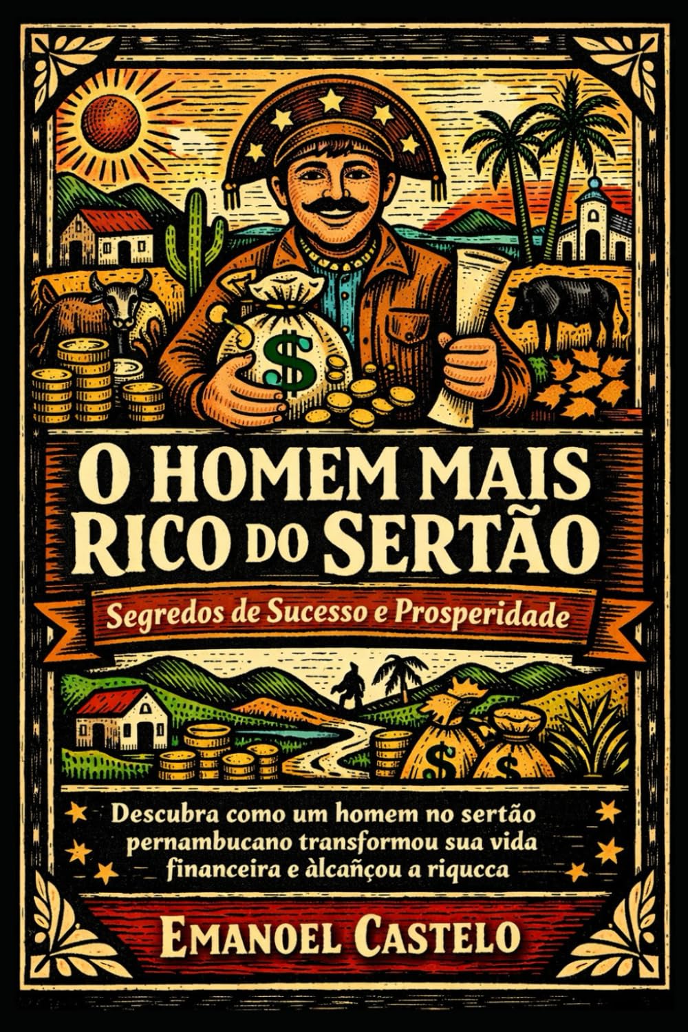 O Homem mais Rico do Sertão - Segredos: Descubra como um homem no sertão pernambucano transformou sua vida financeira e alcançou a riqueza