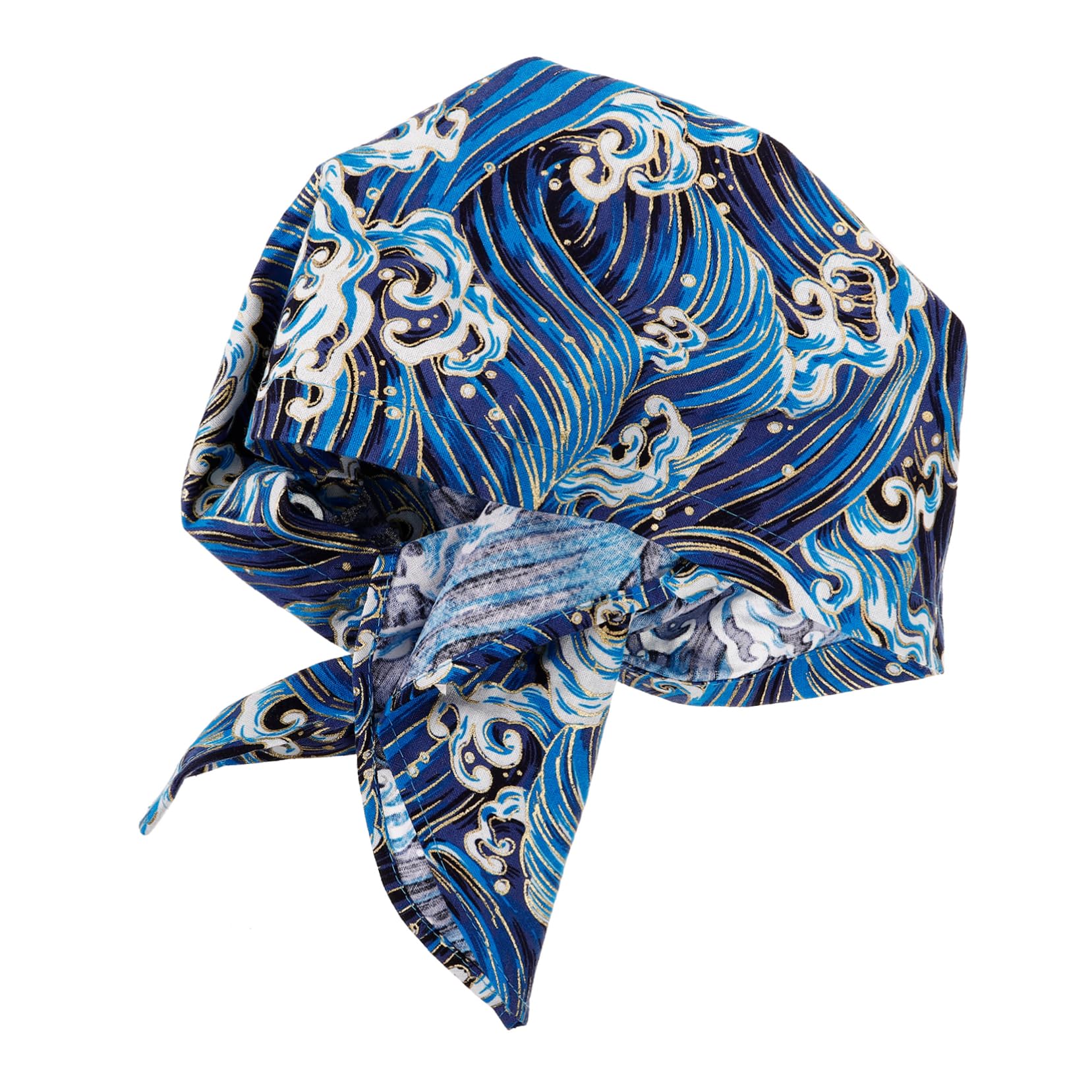 MAGICLULU Sombrero De Cocinero Gorro Cocinero Sombrero De Cocina Resistente Desgaste Gorros De Chef para Hombre Universal De Trabajo o De o Paño Blue