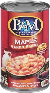 B&M Baked Beans, Real Maple Flavor, 28 Ounce