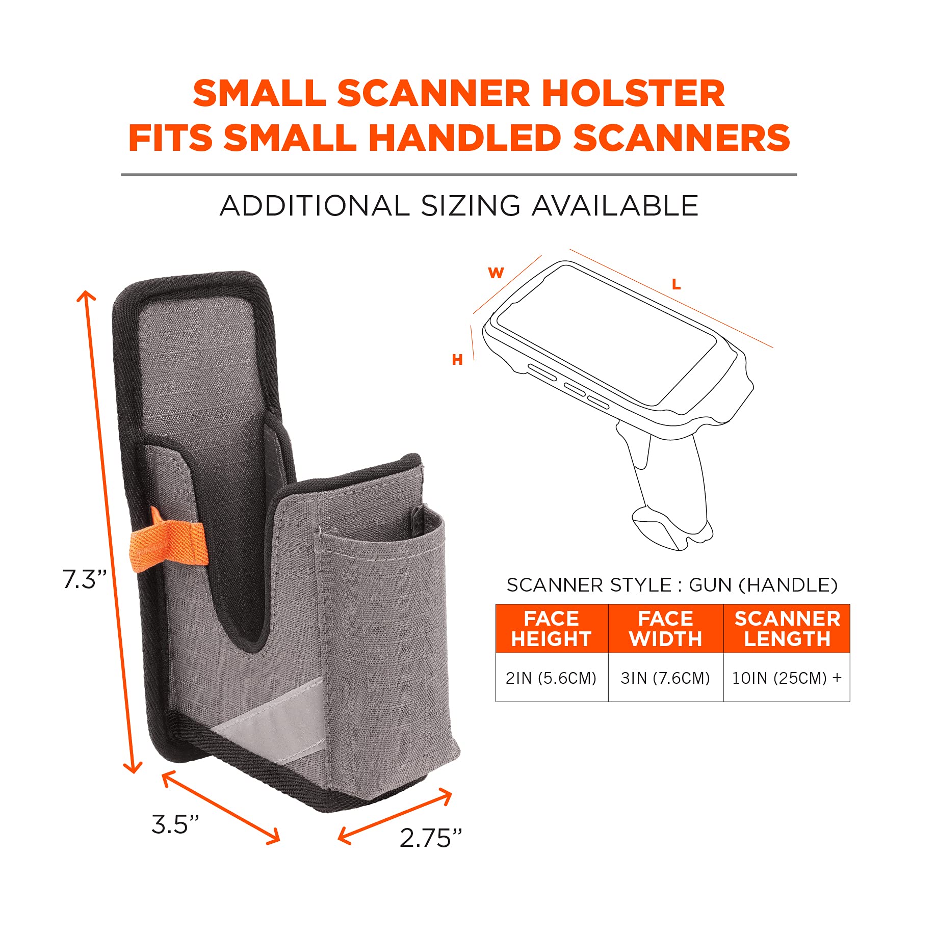 Ergodyne Squids 5540 - Funda para escáner de código de Barras para Ordenadores móviles