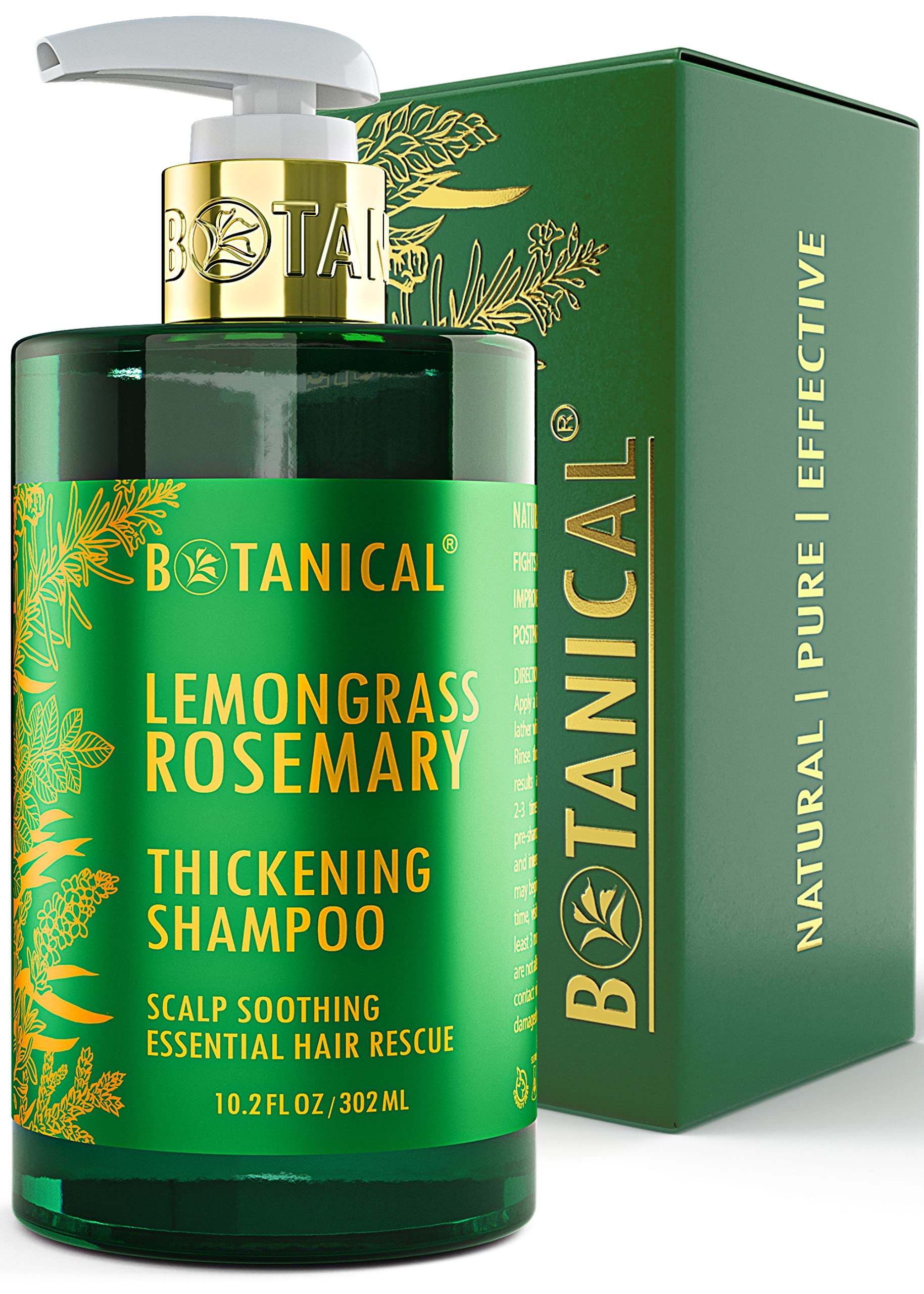 Buy Botanical Hair Growth Lab AntiHair Loss Shampoo Scalp Soothing Lemongrass Rosemary