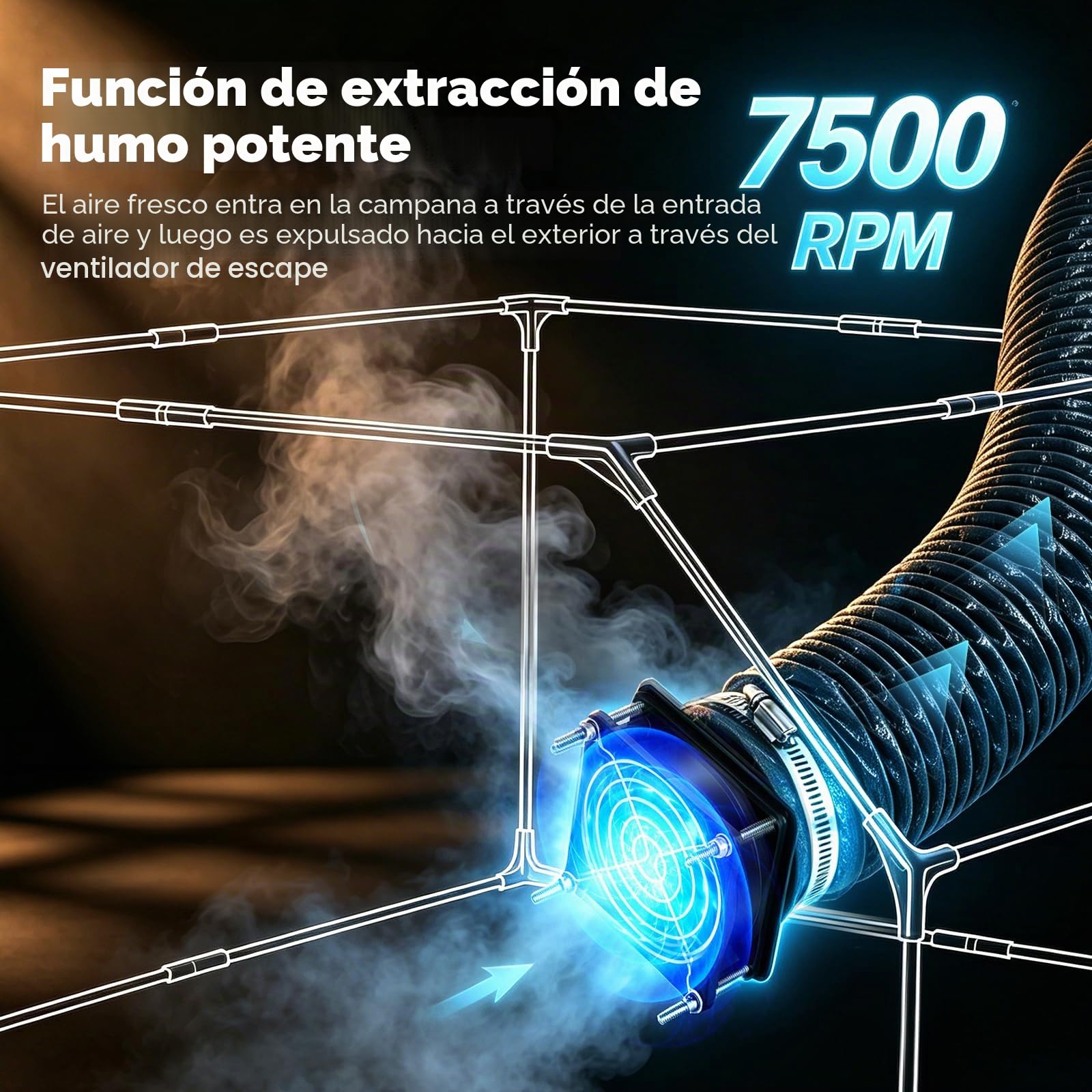 Carcasa Para Grabado Láser, Carcasa Para Impresora 3D Para Grabador De 720 X 700 X 400 Mm Plegable Con Extractor Y Conducto Para La Mayoría De Las Máquinas De Corte Láser