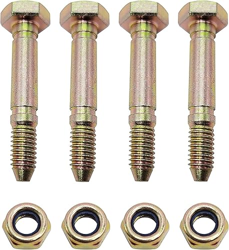 HKAOSDUUH - Paquete de 4 pernos y tuercas de corte 51001500 para quitanieves Ariens 51001 51001500