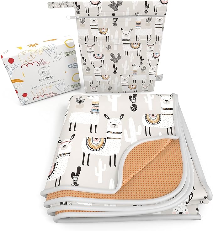 BABYBOET Splat Mat for Baby Under High Chair Floor Mat Protects Wood