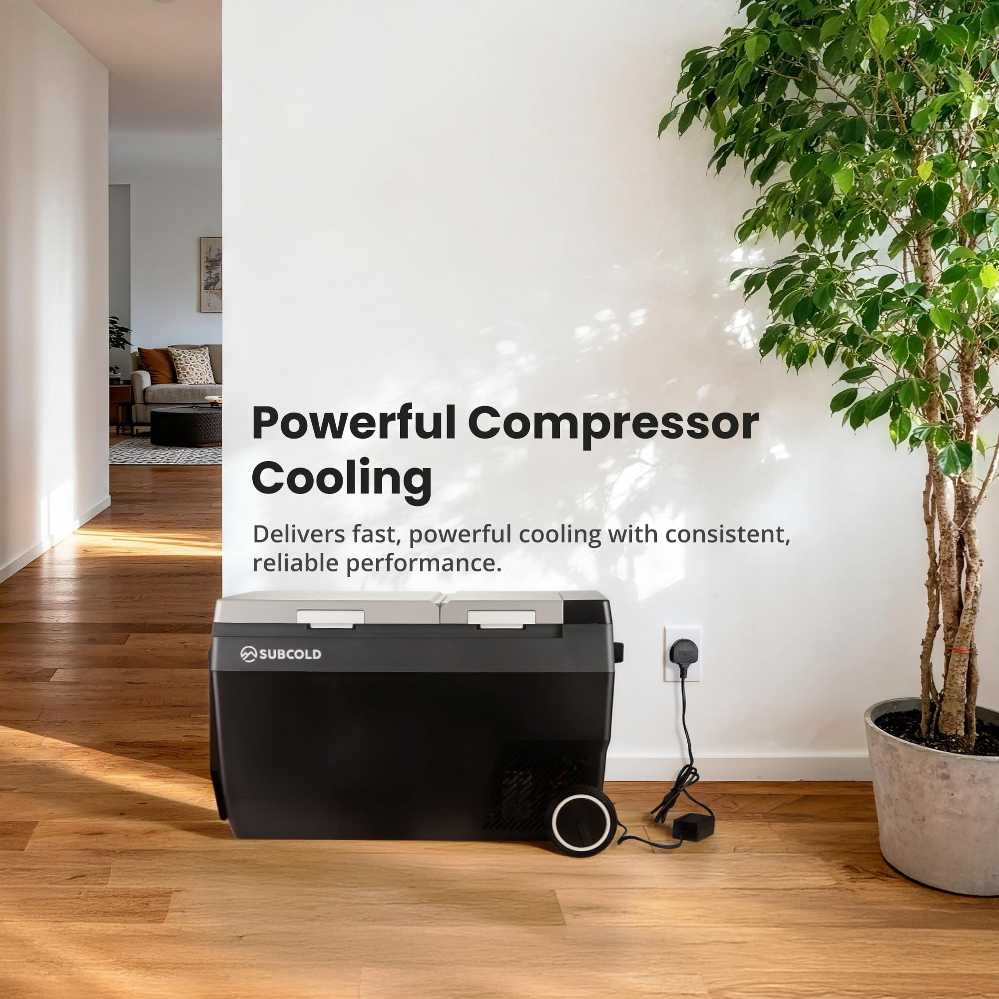 Subcold Roam45DZ Portable Car Fridge Freezer 45L – 12V/24V/240V Compressor Cooler with App Control, Eco/Max Modes, Battery Protection, Low Noise 44dB – for Cars, Camping, Road Trips & Off-Grid Use — view 12