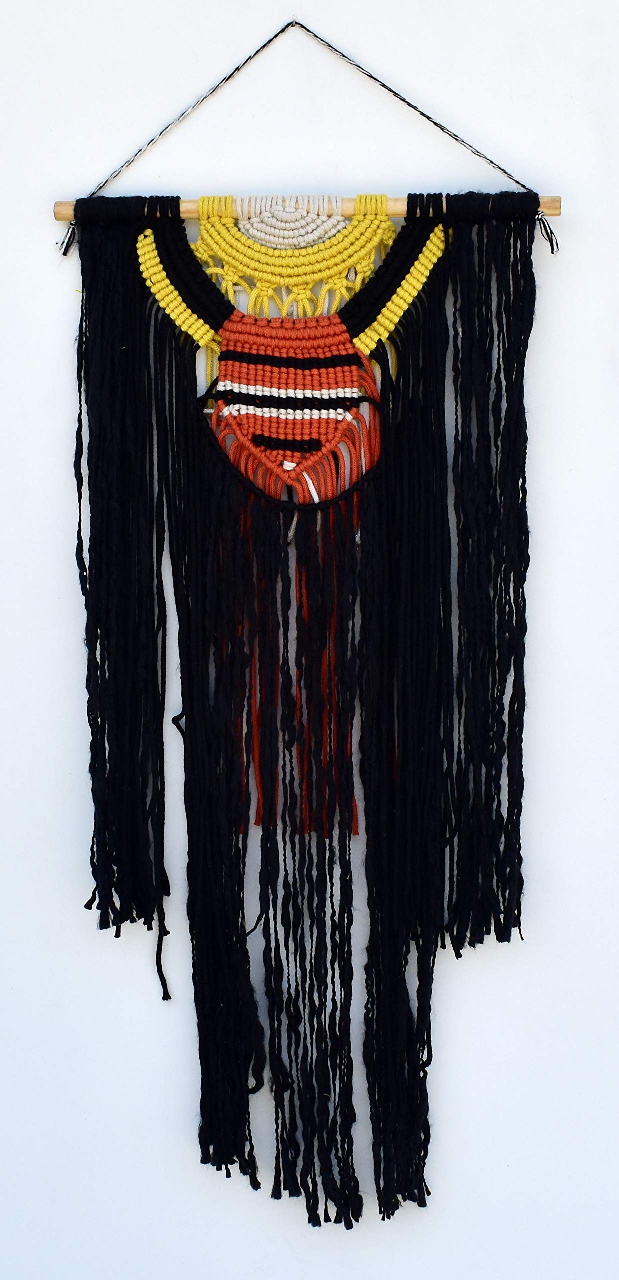 DOKUMA Handmade Wall Hanging Tiger Eye (Multicolor)