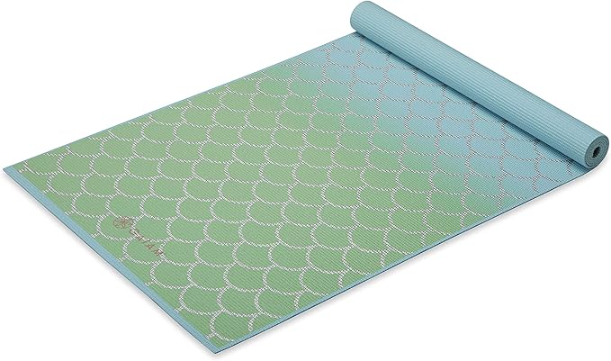 Gaiam Kids Yoga Mat Exercise Mat, Yoga for Kids with Fun Prints - Playtime for Babies, Active & Calm Toddlers and Young Children (60