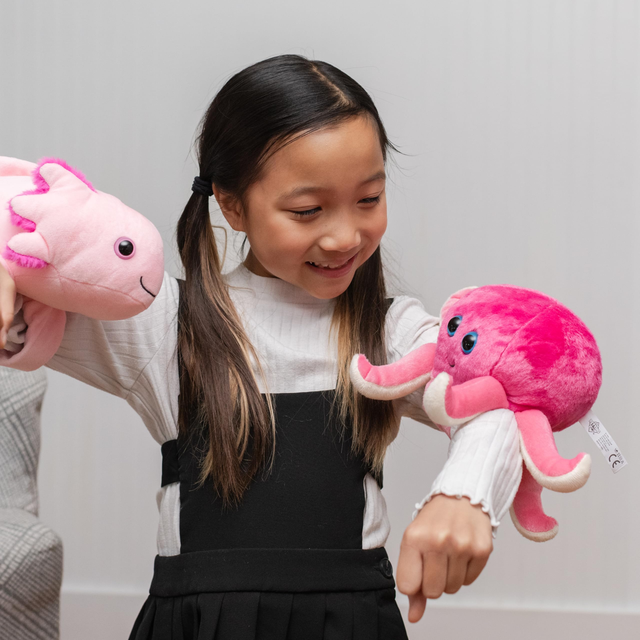 Amazon.co.jp: ふれあい動物園 ピンクタコぬいぐるみ スラップ