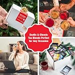Tiesta Tea - Tiesta Dégustation de feuilles molles Tea Échantillonnage à haute teneur en caféine & Iced Tea | Prime Tea Échantillon avec noir, à base de plantes, fruit, vert & Origine unique Tea Mélanges - 45 Pouches d'échantillons refermables