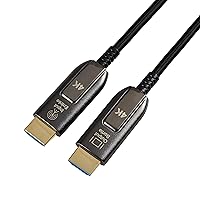 Amazon Basics Cavo HDMI in fibra ottica ad alta velocità intrecciato
