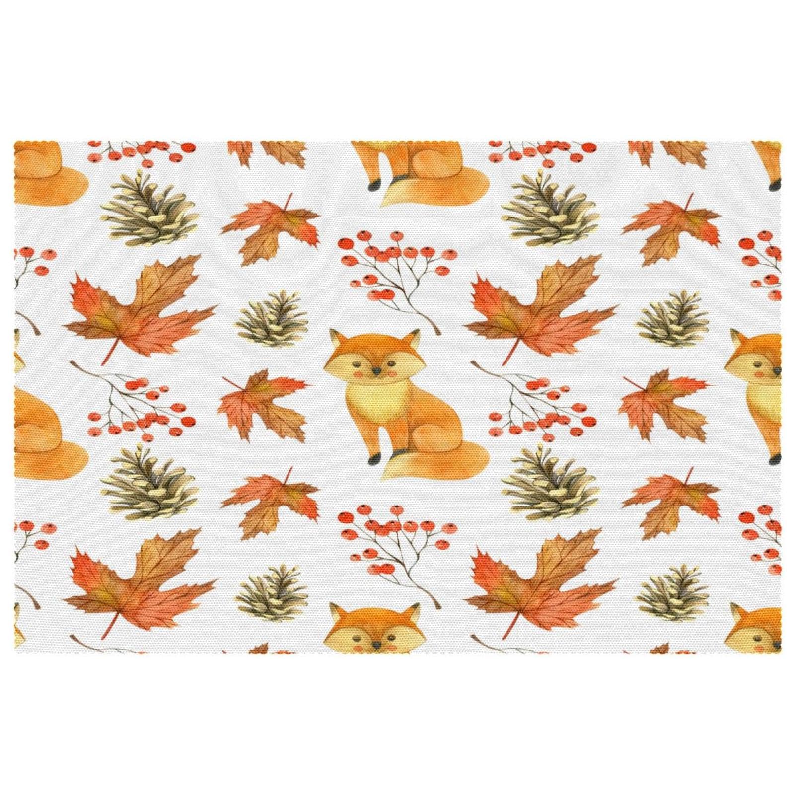 Sets de table pour tables de salle à manger Forest Fox lot de 6 design