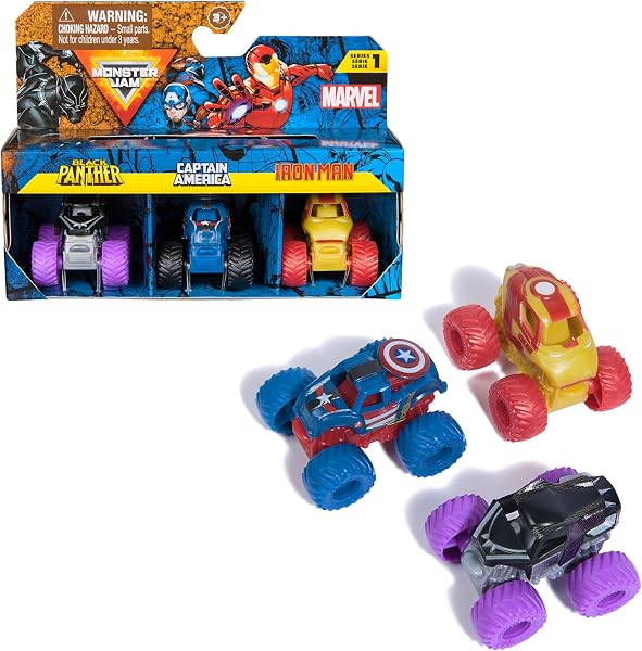Visita la tienda de Monster Jam MONSTER JAM - COCHES MONSTER TRUCK 1:64 - 1 Monster Jam Metálico Auténtico a Escala 1:64 - Modelo Aleatorio - 6044941 - Juguetes Niños 3 años + in use