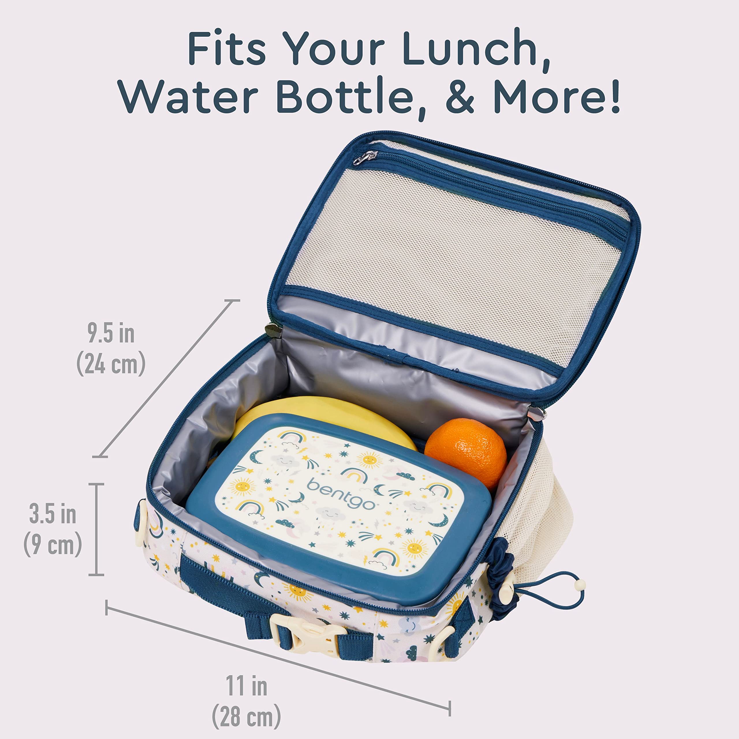 Amazon.com: Bentgo Prints Insulated Lunch Bag Set With Kids Bento