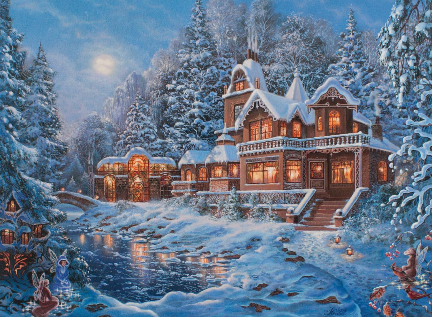 Anatolian Puzzle - Winter Magic, 1000 Piece Jigsaw Puzzle, #1109