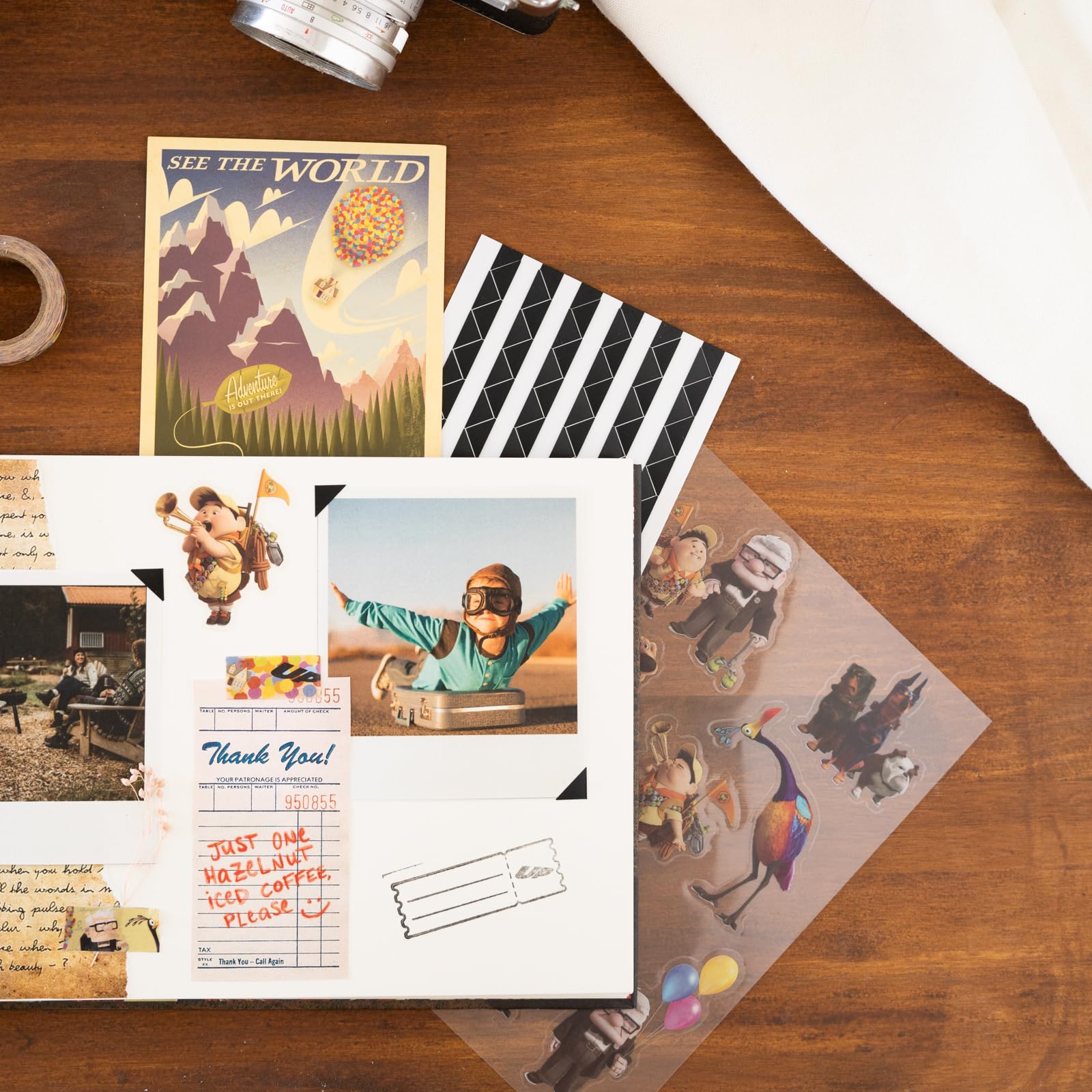 Grupo Erik Scrapbook Set - Disney UP | Pixar Up Adventure Book, Photo Album, Scrapbook, Gifts, Merchandise for Her & Him