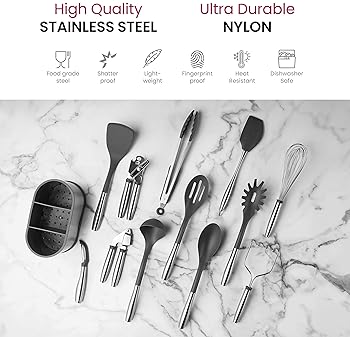 Stainless Steel Kitchen Utensil Set