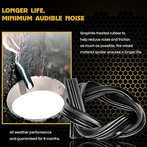 Miniatura 5 de MIKKUPPA - Limpiaparabrisas de repuesto de 26 pulgadas + 26 pulgadas para Mercedes Benz Clase E 2003-2009 - Reemplazo del limpiaparabrisas delantero