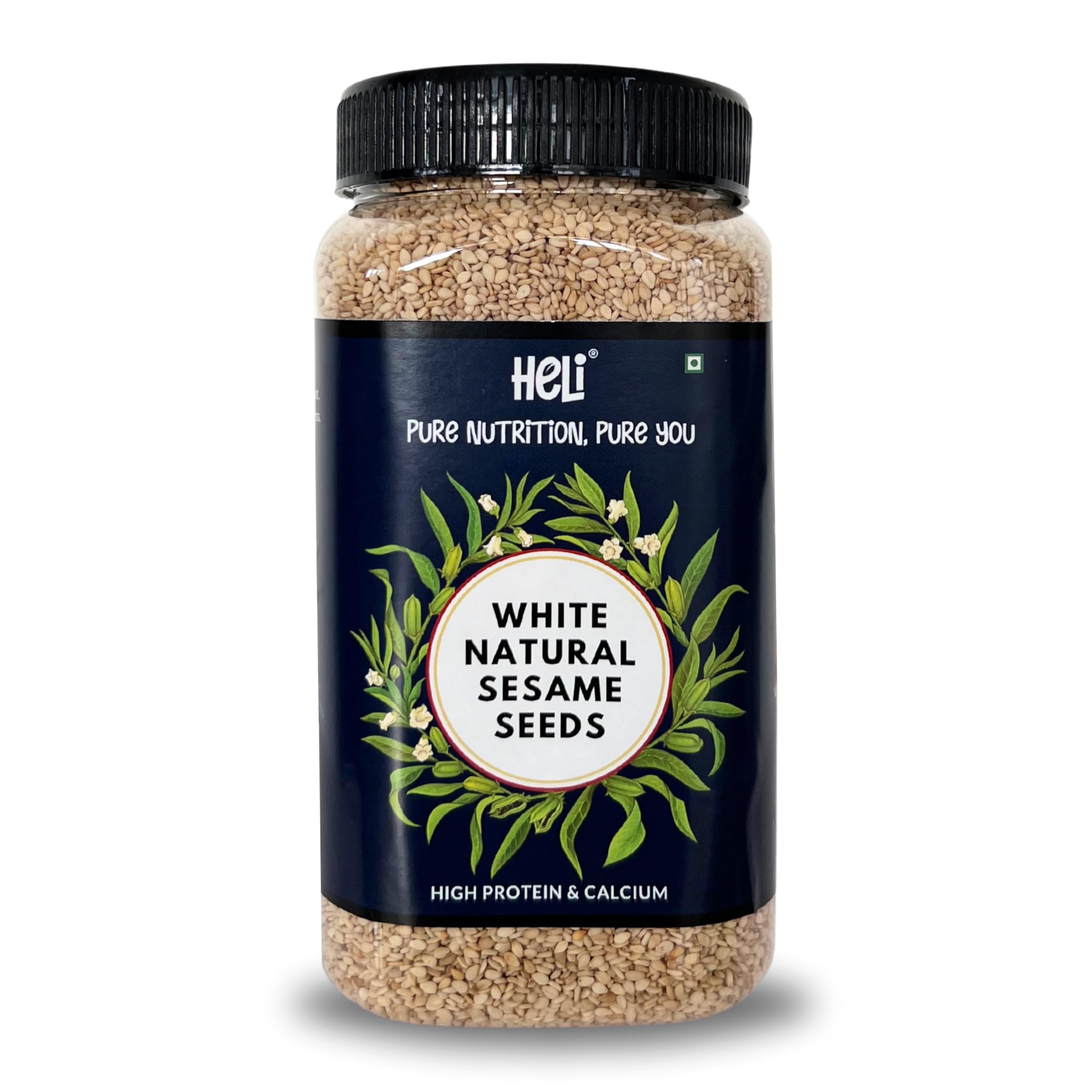 Heli Natural White Sesame Seeds (unhulled), White Til for Eating, Tal Indian Spice, Superfood, 500 Grams (B0D6NF79RH) Amazon Price History, Amazon Price Tracker