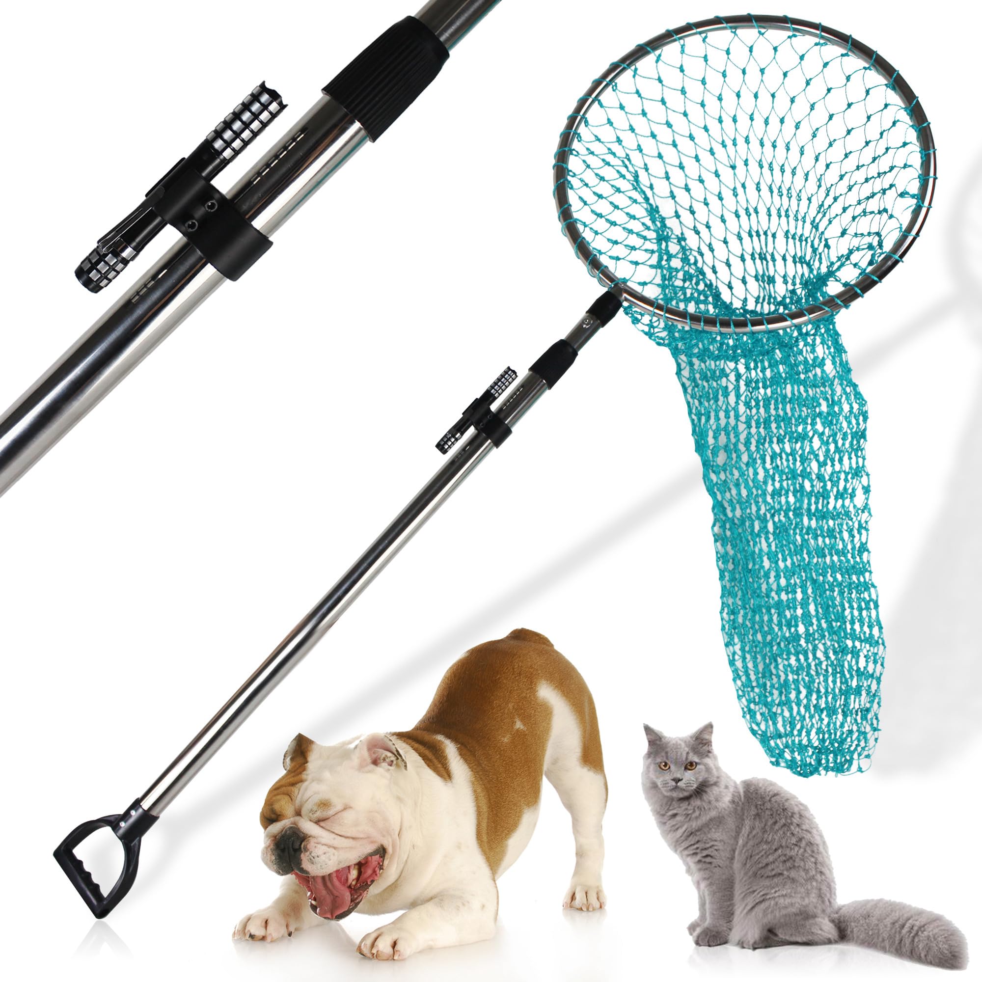 Dayimado 59-Inch Animal Catch Pole - Dog Catcher Pole For Restraining Dogs, Pigs, Wildlife
