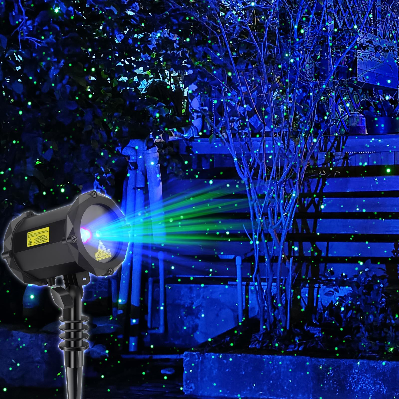 Dalanpa Firefly Garden Lights Laser Star Projector, Outdoor
