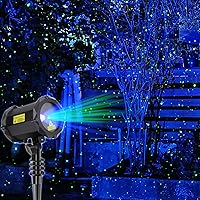 Vista 1 de Firefly Luces de Jardín Proyector Láser de Estrellas, Iluminación Decorativa al Aire Libre con Nebulosa Azul para Jardín Interior y Exterior