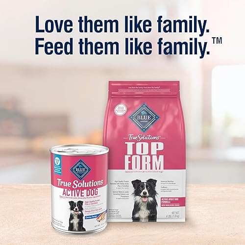 Miniatura 9 de Blue Buffalo True Solutions Active Dog - Alimento húmedo para perros adultos activos, hecho con ingredientes naturales, pollo, latas de 12.5 onzas