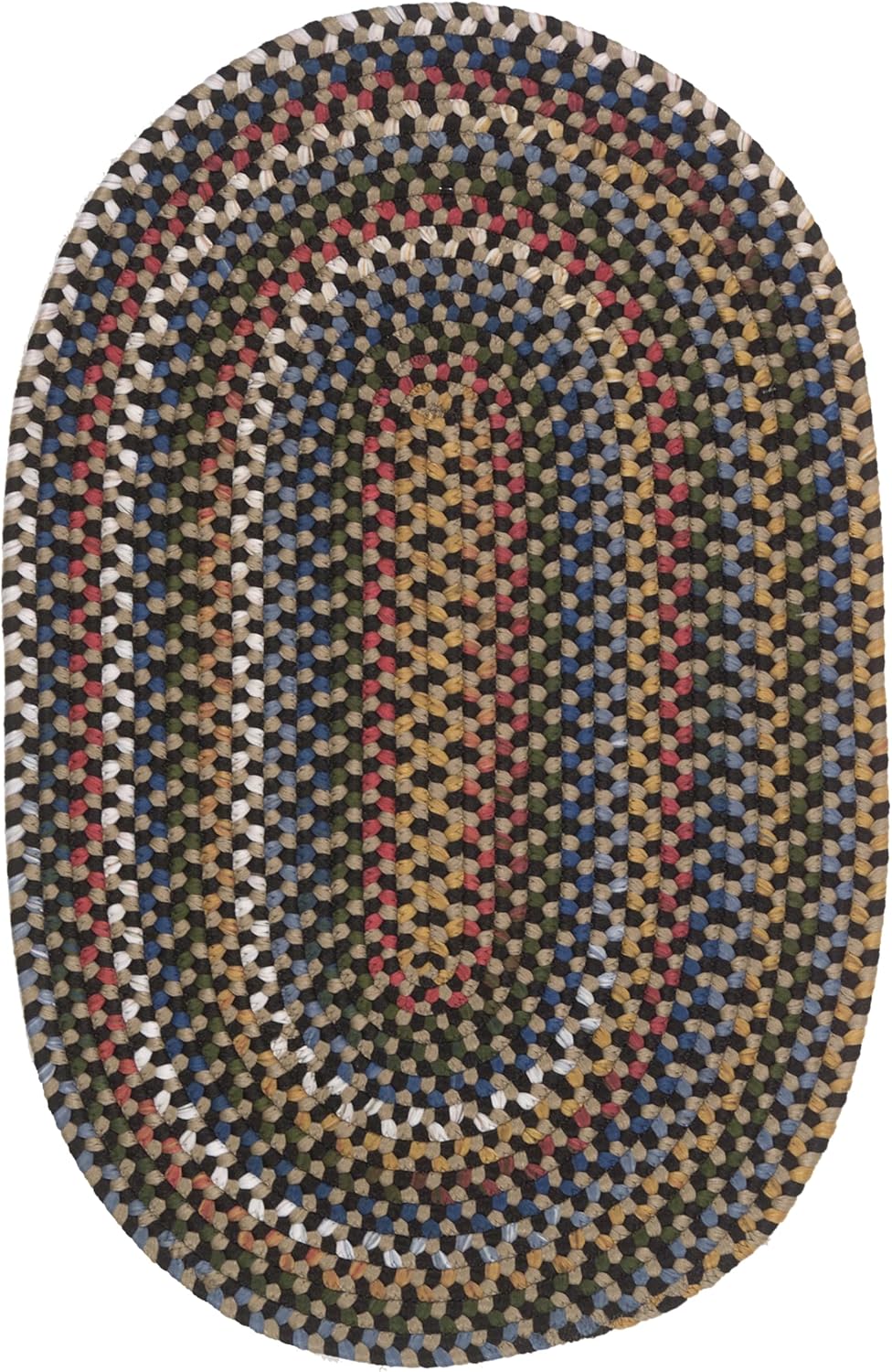 Colonial Mills Wayland Oval - Black 3x5