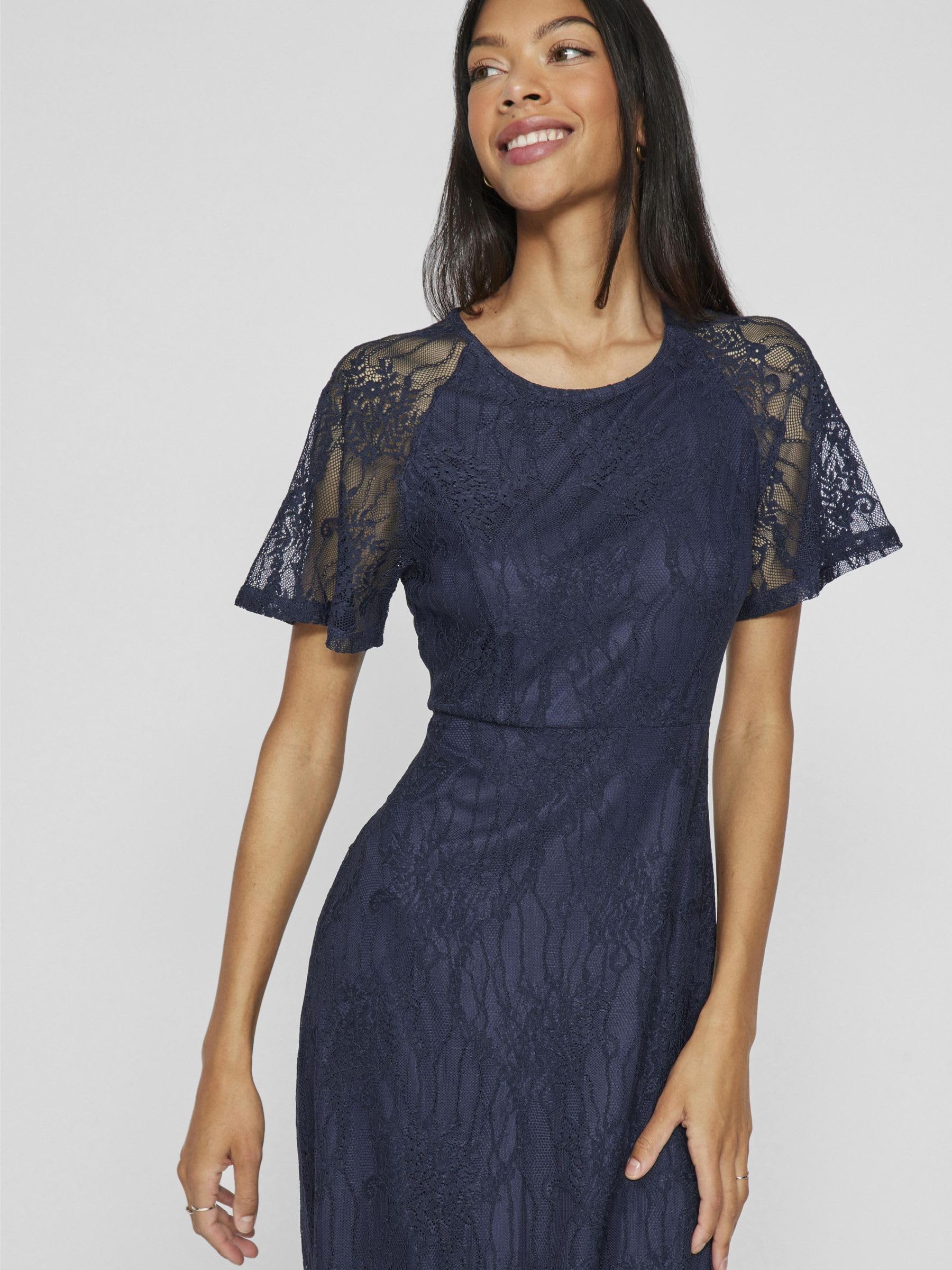 Vila Female Maxikleid VIFEMMA Kurzarm