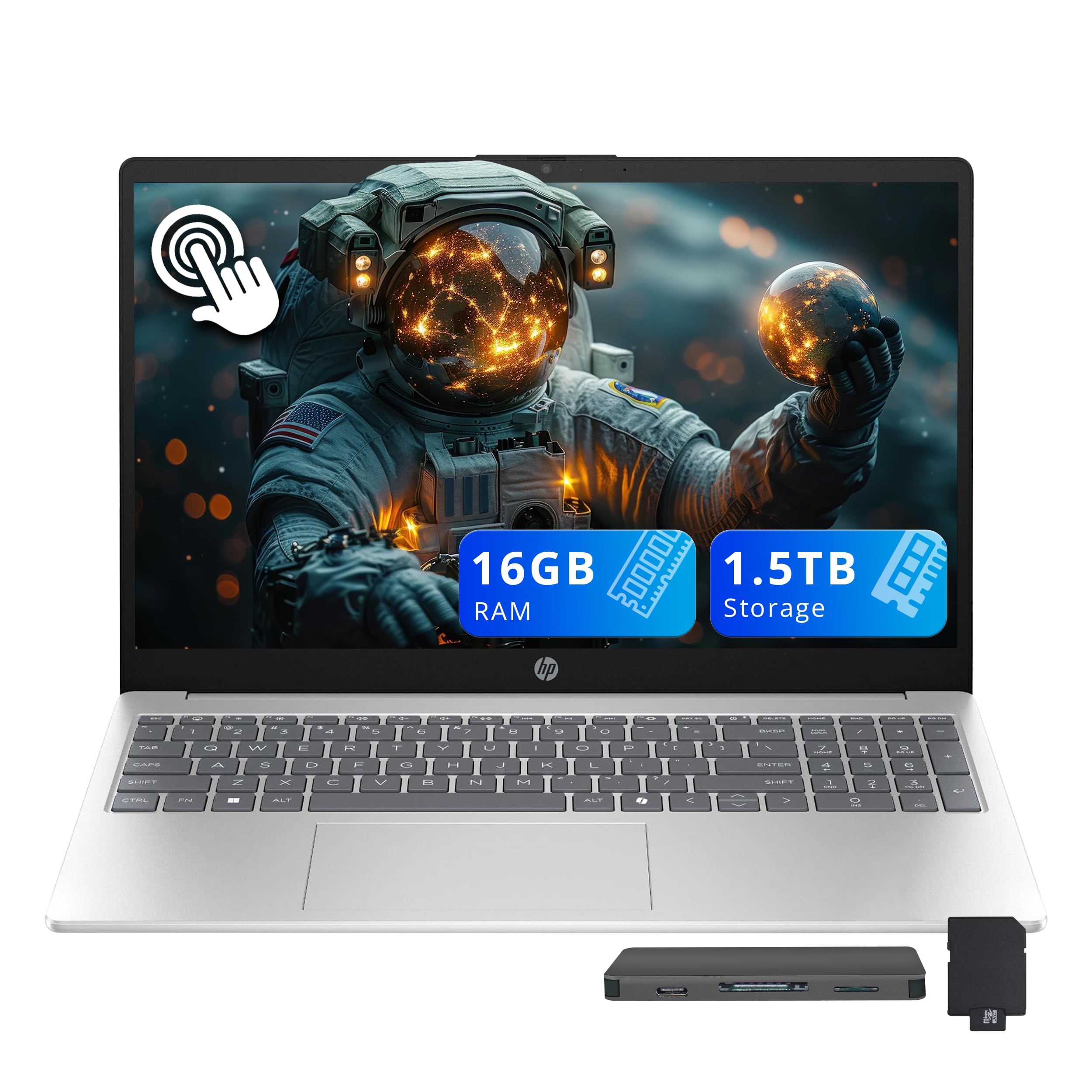 Amazon.co.jp: HP 15.6インチ FHD タッチスクリーンノートパソコン