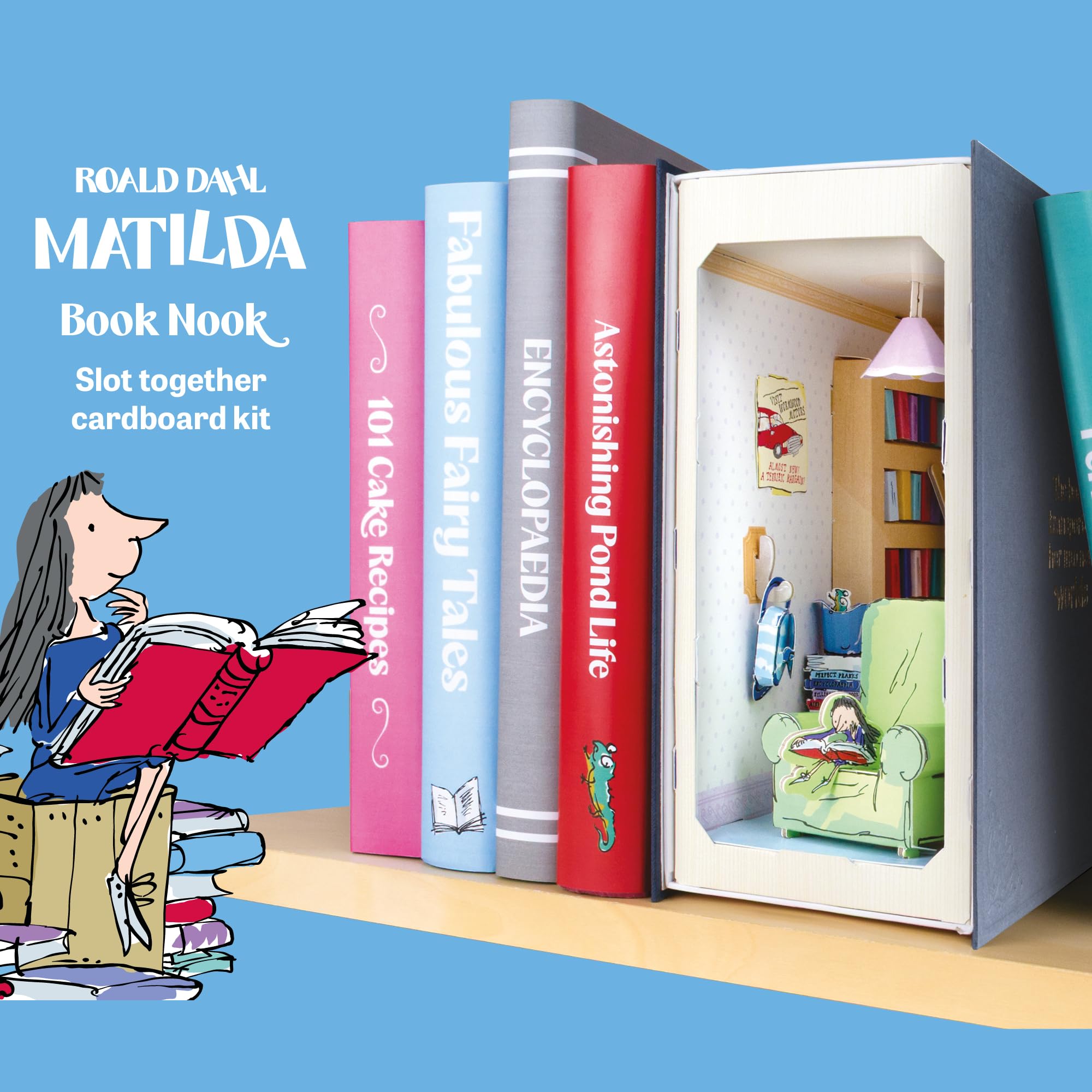 Build Your Own Roald Dahl Matilda Book Nook – Jouet créatif – À partir de 8 ans