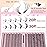 Natural DIY Lash Extension Kit Wispy Lash Clusters D Individual Lashes 20D+30D 280Pcs Lash Clusters Kit 8-16mm Eyelash Extension Kit by FANXITON