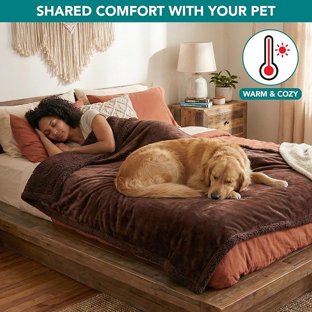 Foto 4 de 8 de PetAmi Manta Impermeable para Perro, tamaño Mediano, Grande, XL, Cachorro, Gato, para sofá