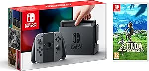 Pack Nintendo Switch avec paire de Joy-Con - gris + The Legend of Zelda : Breath of the Wild