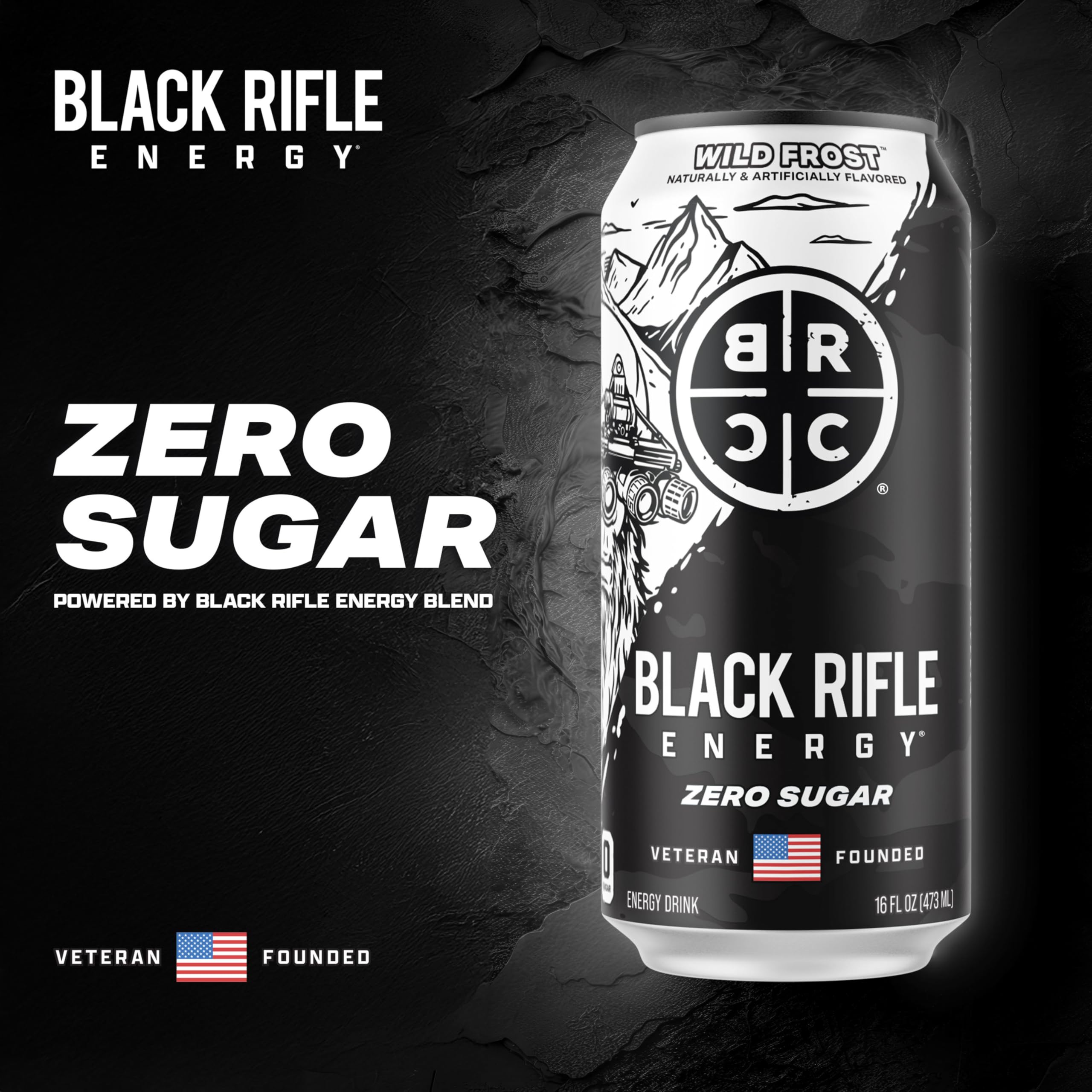 Amazon.com : Black Rifle Energy Wild Frost Zero Sugar Energy Drink