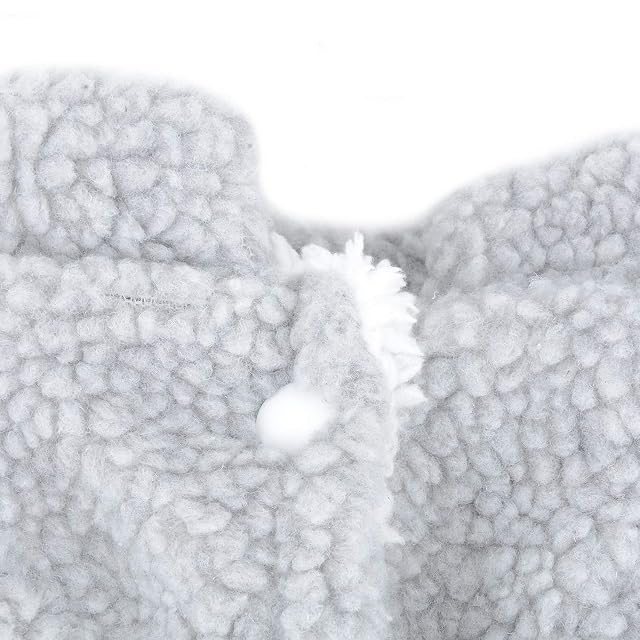 Foto 6 de 8 de Zunea Chaqueta de invierno de forro polar para perros pequeños, ropa para cachorros, chaleco suave y cálido