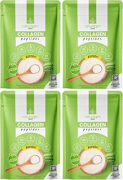 Naturagen Gurme%100 Saf Toz Kolajen | Collagen Peptides 150 gr Tip 1 & Tip 3 S r Toz Kolajen Peptit Helal Sertifikal  1 4 paketi