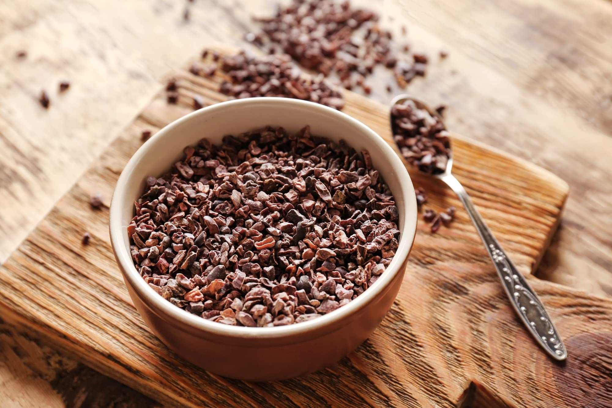 Mynatura Bio Kakaonibs I Aus Kakaobohnen I Zum Kochen und Backen I Für Müsli und Porridge I Schokoladig I Im Beutel (2x 1000g)