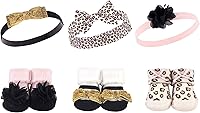 Vista 25 de Hudson Baby Conjunto de regalo de diadema y calcetines para niña