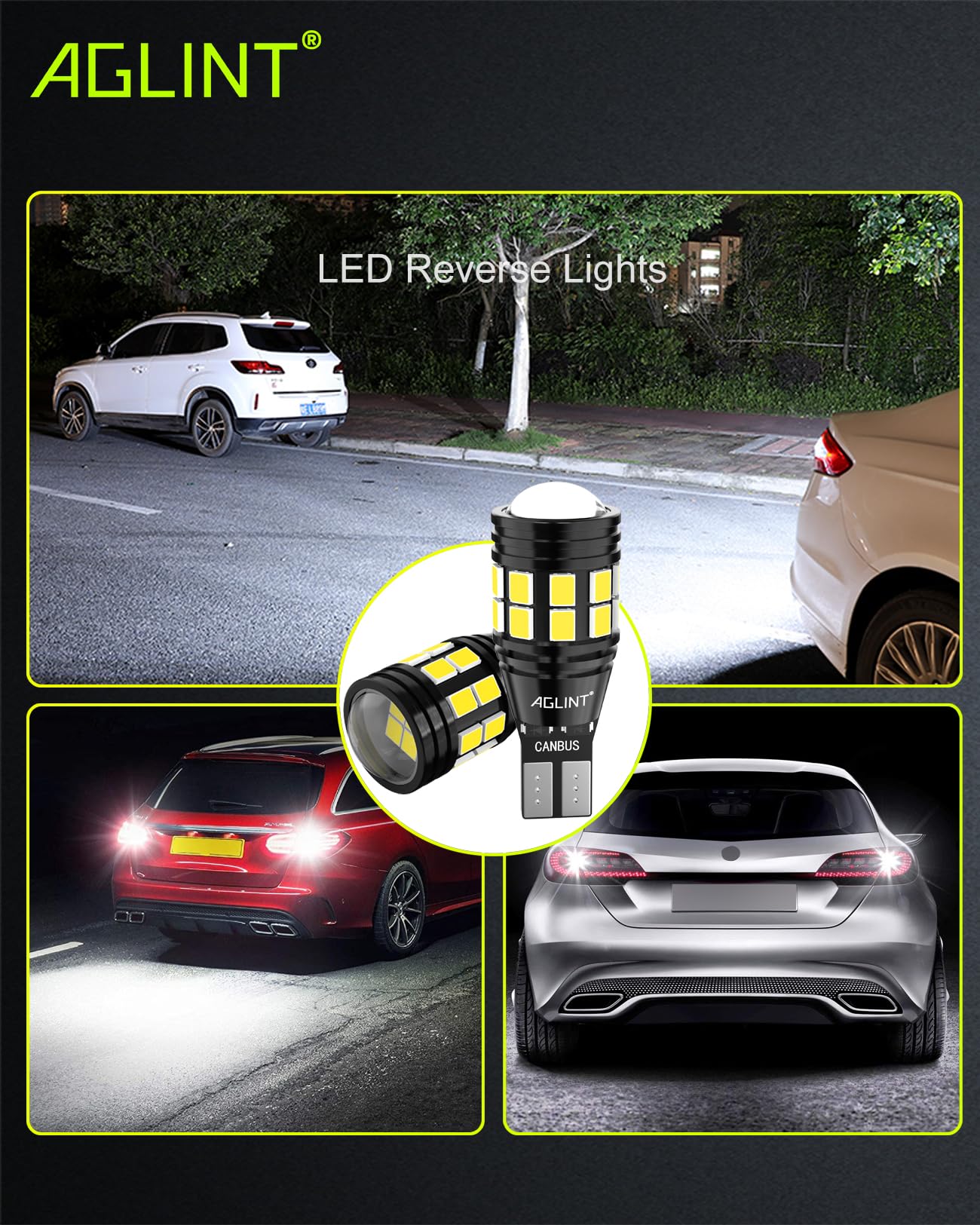 T15 W16W Żarówki LED CANBUS Bez Błędów 22SMD T16 955 921 912 Klin do Samochodowych świateł Wstecznych