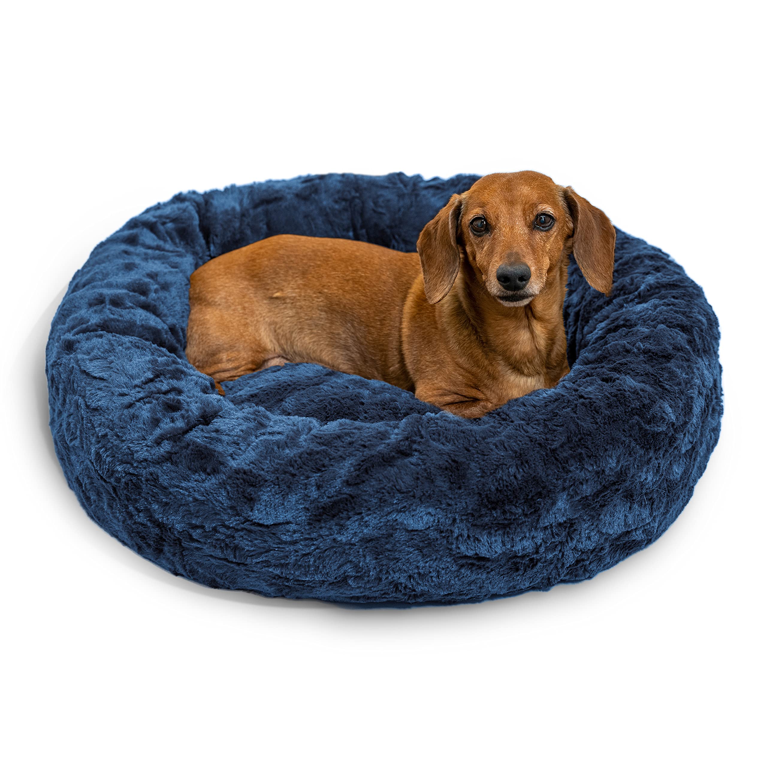 Best Friends by Sheri The Original Calming Donut Cat and Dog Bed in Lux