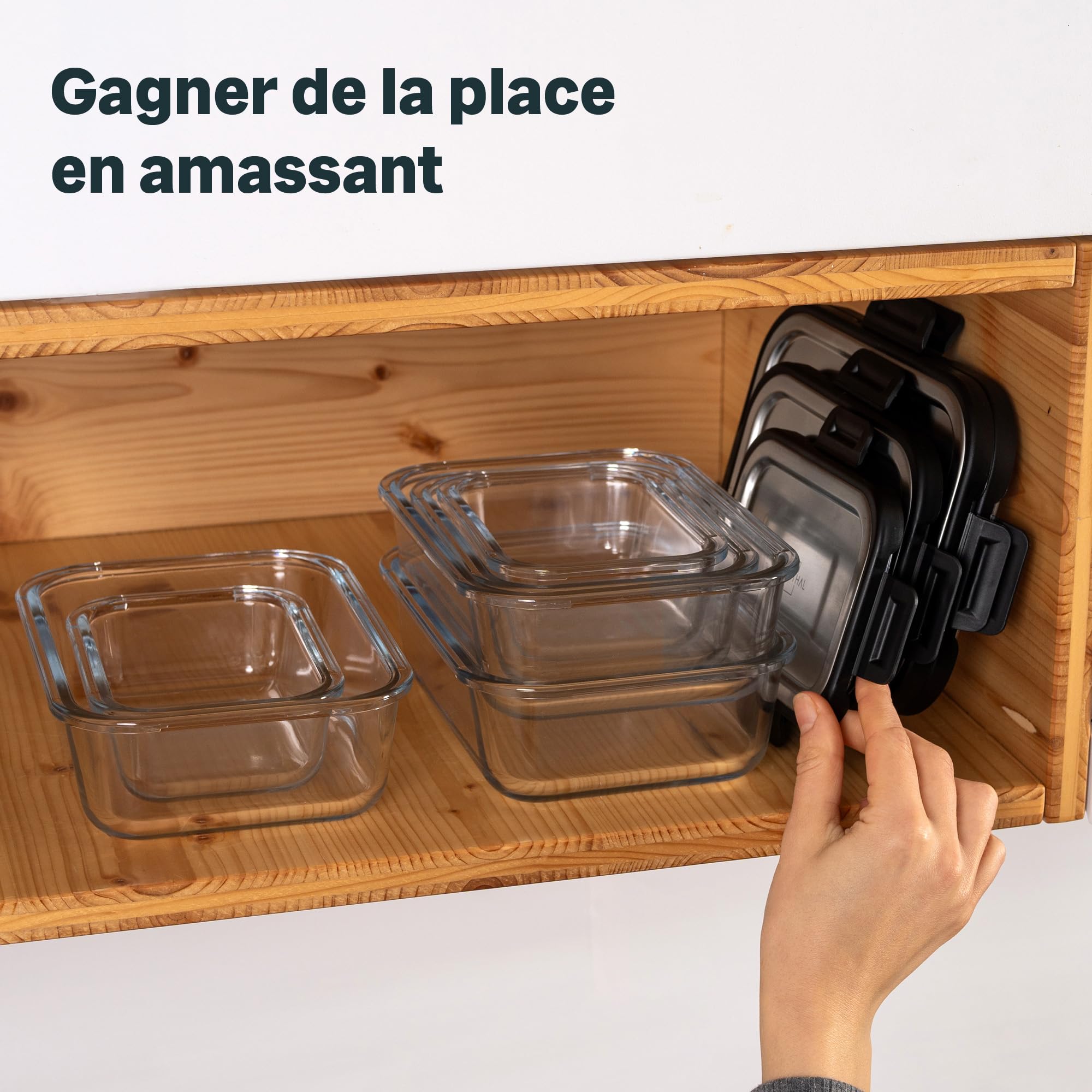 Lunch Box Inox 800ml - Hermétique - Compartiment Amovible - Enfant école Ou Bureau