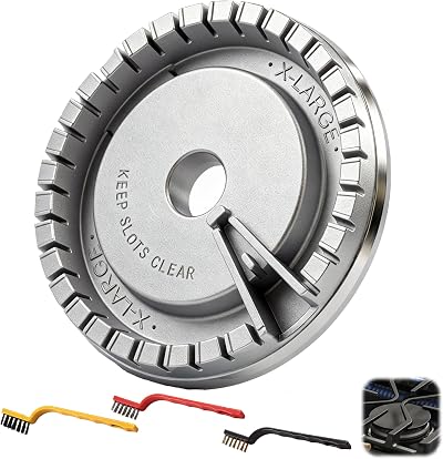 Upgraded WB16X24722 Extra Large Surface Burner Base Compatible with GE and Haier Gas Range/Stove/Oven/Cooktop,Replaces AP5986249 4454597 PS11726674 - Reliable and Precise Replacement parts