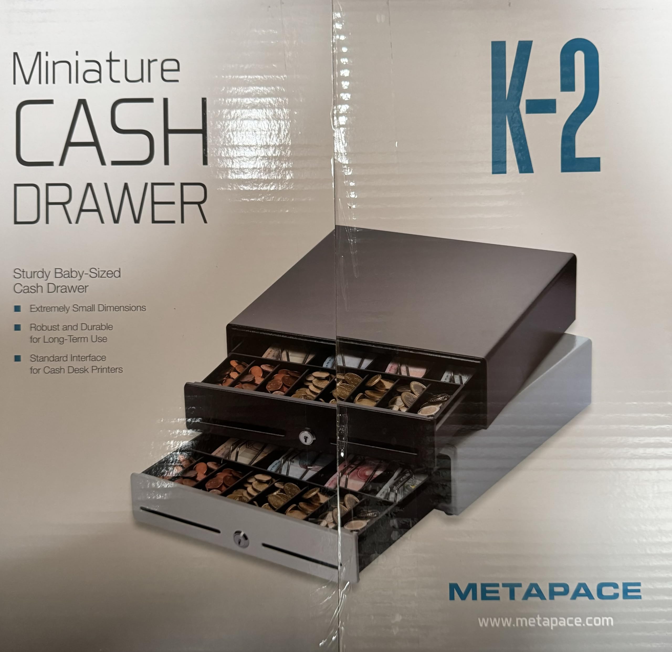 Metapace K-2 Kassenschublade hellgrau